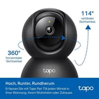Cameră de supraveghere interior Tapo C201 360° WiFi, 1080P, vedere nocturnă, senzor de mișcare, audio bidirecțional, compatibilă cu Alexa și Google Assistant, pentru bebeluși și animale de companie 5