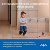 Cameră de supraveghere interior Tapo C201 360° WiFi, 1080P, vedere nocturnă, senzor de mișcare, audio bidirecțional, compatibilă cu Alexa și Google Assistant, pentru bebeluși și animale de companie 7