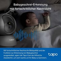 Cameră de supraveghere interior Tapo C201 360° WiFi, 1080P, vedere nocturnă, senzor de mișcare, audio bidirecțional, compatibilă cu Alexa și Google Assistant, pentru bebeluși și animale de companie 6