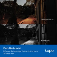 Cameră de supraveghere exterioară Tapo C51A 2K WiFi, rotire 360°, vedere nocturnă color completă 5