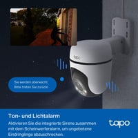 Cameră de supraveghere exterioară Tapo C51A 2K WiFi, rotire 360°, vedere nocturnă color completă 6