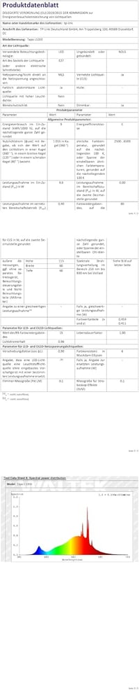 Tapo L535E okos WiFi E27 izzó, többszínű, dimmelhető, Matter/Alexa/Google kompatibilis 9