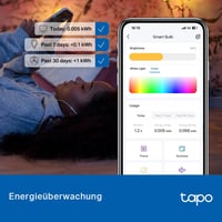 Tapo L535E okos WiFi E27 izzó, többszínű, dimmelhető, Matter/Alexa/Google kompatibilis 6