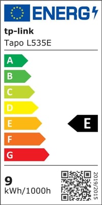 Tapo L535E okos WiFi E27 izzó, többszínű, dimmelhető, Matter/Alexa/Google kompatibilis 10