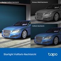 Vonkajšia bezpečnostná kamera Tapo TP-Link C520WS, 2K 4MP, farebné nočné videnie Starlight, 360° otáčanie, vodoodolnosť IP66, AI detekcia, čierna, cloud a 4