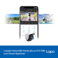 Vonkajšia bezpečnostná kamera Tapo TP-Link C520WS, 2K 4MP, farebné nočné videnie Starlight, 360° otáčanie, vodoodolnosť IP66, AI detekcia, čierna, cloud a 9