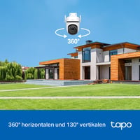 Vonkajšia bezpečnostná kamera Tapo TP-Link C520WS, 2K 4MP, farebné nočné videnie Starlight, 360° otáčanie, vodoodolnosť IP66, AI detekcia, čierna, cloud a 6