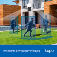 Vonkajšia bezpečnostná kamera Tapo TP-Link C520WS, 2K 4MP, farebné nočné videnie Starlight, 360° otáčanie, vodoodolnosť IP66, AI detekcia, čierna, cloud a 7