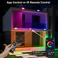 Taptoron 50W Smart RGB LED Reflektor 2db Távirányítóval és App Vezérléssel 3