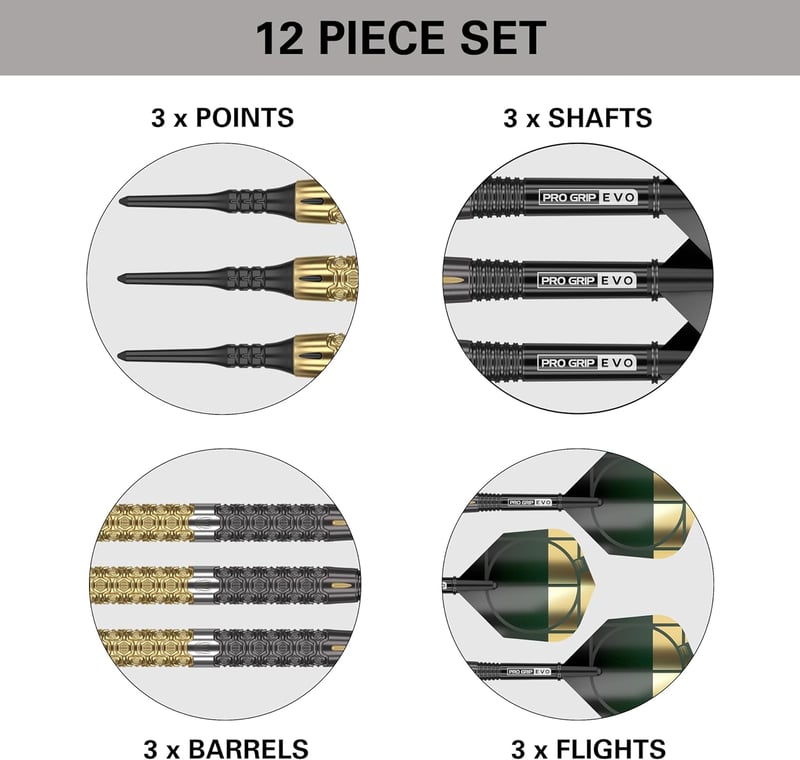 Target Darts Cult Envy 10 90% Volfrám Soft Tip Darts Szett