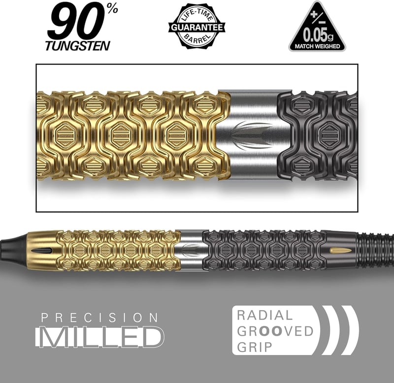 Target Darts Cult Envy 10 90% Volfrám Soft Tip Darts Szett