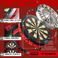 Target Darts Goal Sisal Dartboard 360° LED Fénnyel, Turnament Acél Darts Tábla 3