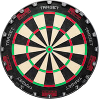 Target Darts Goal Sisal Dartboard 360° LED Fénnyel, Turnament Acél Darts Tábla 1