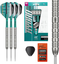 Target Darts Hydro Steel Tip 90% Volfrám Dartok 23G Ezüst Svájci Csúcs 1