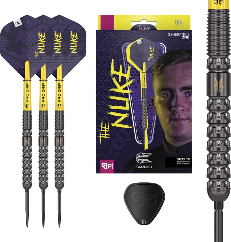 Target Darts Luke Littler G1 90% Volfrám Acél Dartnyílak 22g/23g/24g Swiss Point