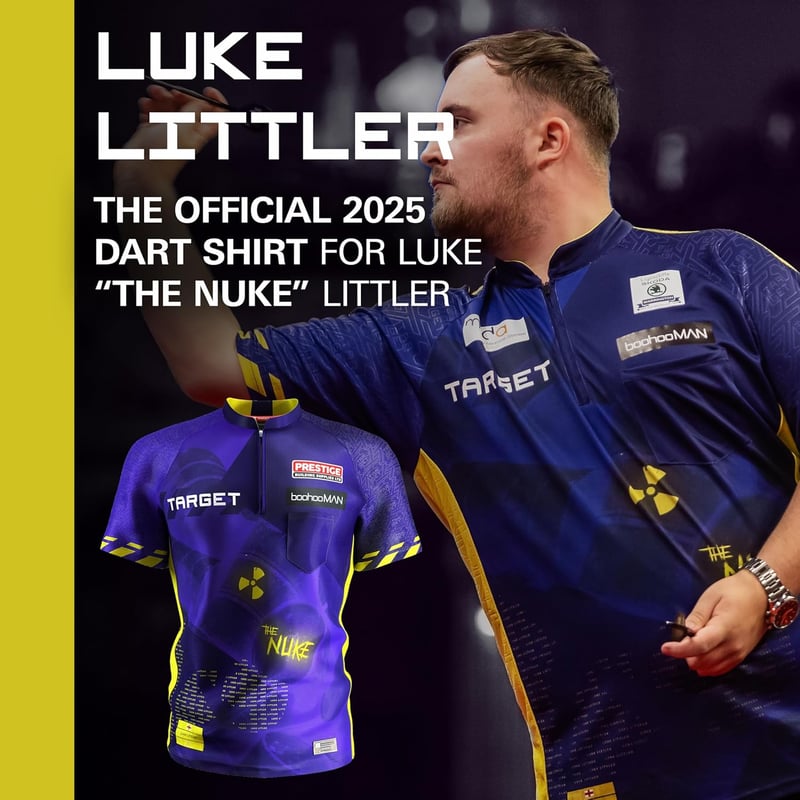 Target Darts Luke Littler gyerek dartpóló 2025, Coolplay fiú dartsing, World Cup Edition