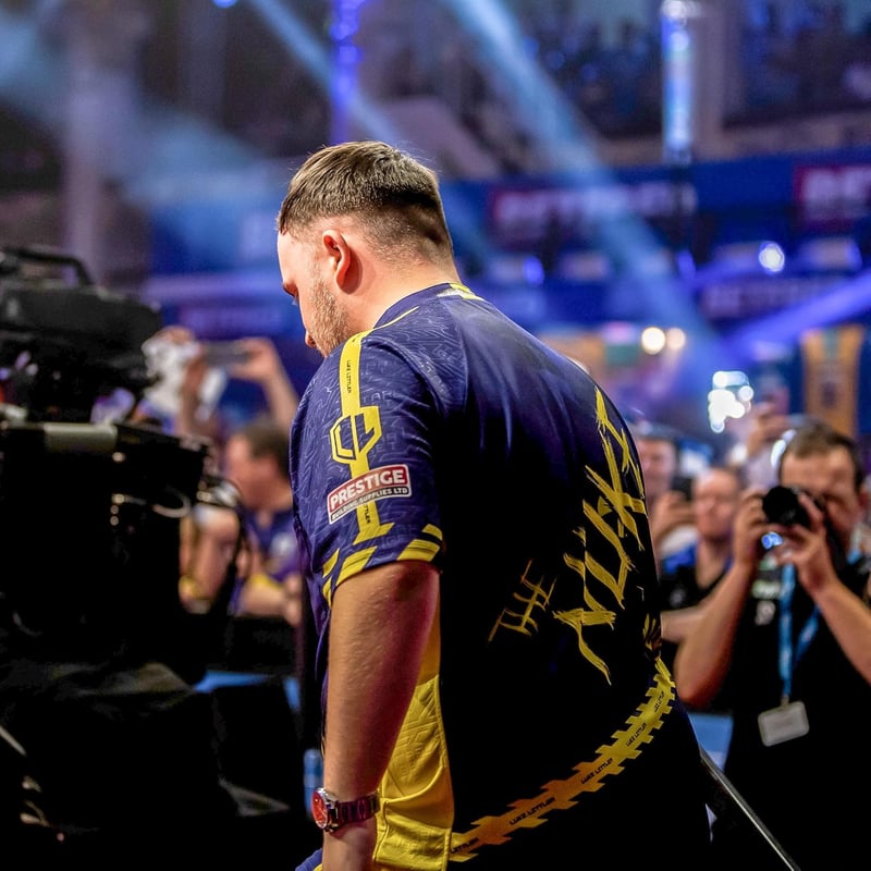 Target Darts Luke Littler gyerek dartpóló 2025, Coolplay fiú dartsing, World Cup Edition