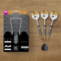 Target Darts Redux 90% volfrámové šípky so systémom Swiss Point, oceľový hrot (Barrel 01/02/03) 22G-26G | Letky Pro Ultra No.6, násadky Pro Grip Tag, hroty DX Gold 5