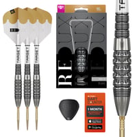 Target Darts Redux 90% volfrámové šípky so systémom Swiss Point, oceľový hrot (Barrel 01/02/03) 22G-26G | Letky Pro Ultra No.6, násadky Pro Grip Tag, hroty DX Gold 1