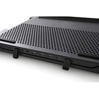 Chladiaca podložka pod notebook Targus AWE81EU so 4-portovým USB 2.0 rozbočovačom, výškovo nastaviteľný stojan, pre 17-palcové notebooky, čierna 8