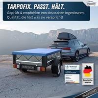 Tarpofix Ponyva Utánfutóhoz 257,5x134,5cm Kötéllel PVC Erősített 9