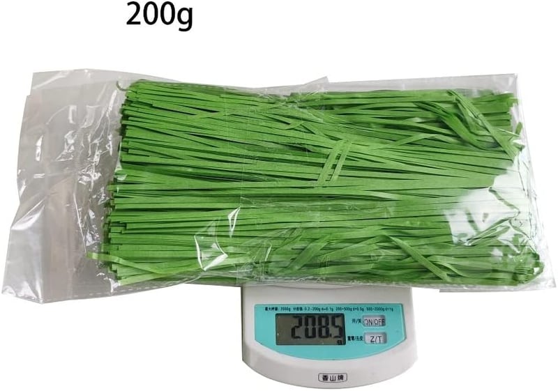 TASHELLS 200g Húsvéti Fű Zöld Kosár Töltőanyag Dekoráció
