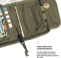 Tasmanian Tiger TT Mil Wallet egyméretű olíva zsebpénztárca 6