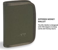 Tasmanian Tiger TT Mil Wallet egyméretű olíva zsebpénztárca 4