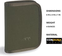 Tasmanian Tiger TT Mil Wallet egyméretű olíva zsebpénztárca 7