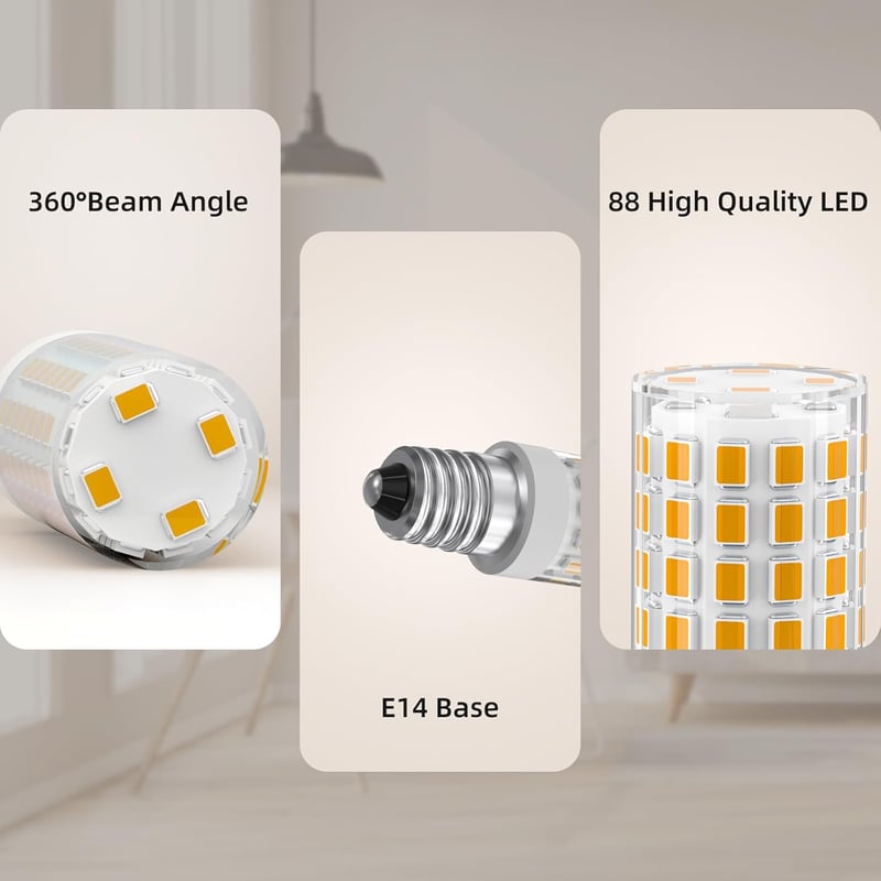 TASMOR E14 LED izzó 5W meleg fehér 800 lm 3000K 2db csomag