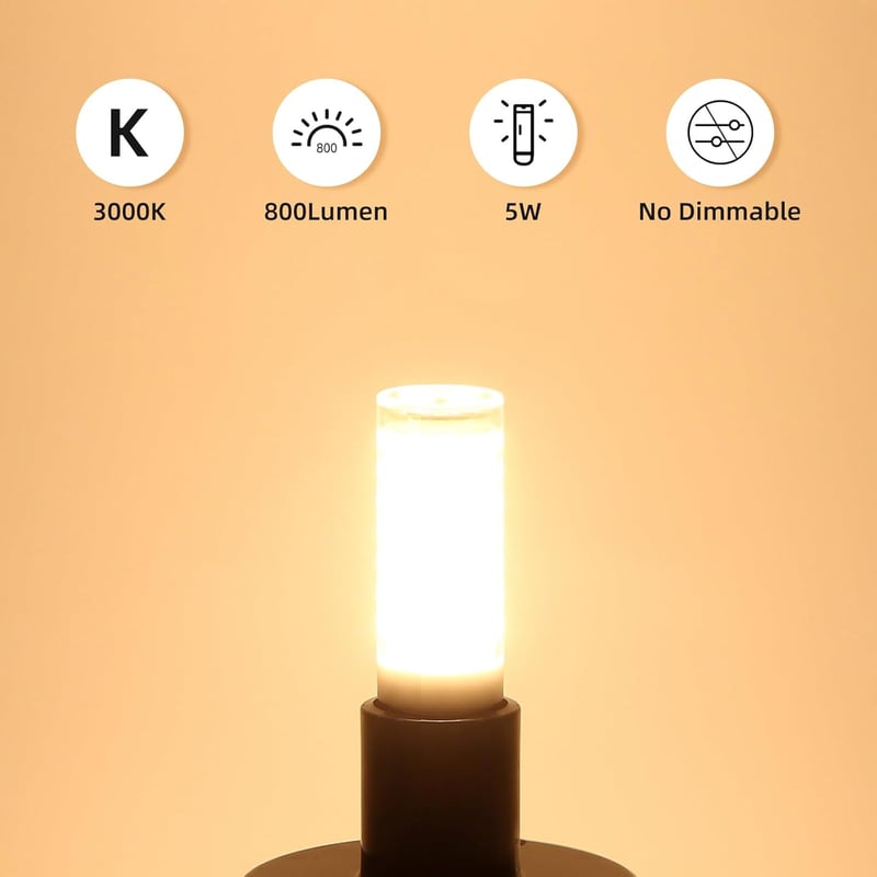 TASMOR E14 LED izzó 5W meleg fehér 800 lm 3000K 2db csomag