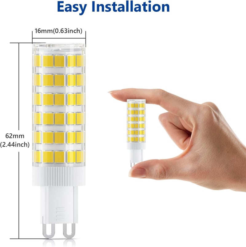 TASMOR G9 LED 8W Hidegfehér 6500K 840 Lumen 5 db - Energiatakarékos