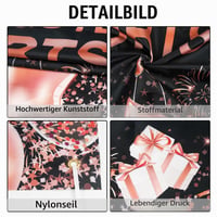 Banner pentru aniversarea de 13 ani Tasoraor pentru fete - Decor de fundal negru cu aur roz pentru ușă, perete, masă, petrecere în grădină, 185 x 90 cm 3