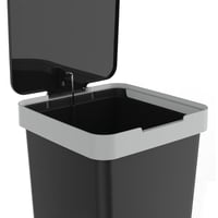 Coș de gunoi cu pedală TATAY Smart, 33x31x67 cm, plastic fără BPA, deschidere cu pedală, negru — Zgâriat (stare: vezi a 2-a poză) 7