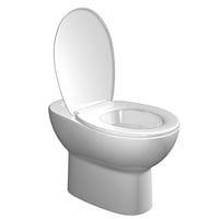 Štandardné WC sedadlo TATAY polypropylén biele univerzálna veľkosť 4