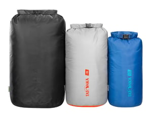 Set vodootpornih vreća Tatonka Dry Bag Set 3 (10L / 18L / 30L) – Vreće za pakiranje s rolo zatvaranjem i kopčom od recikliranog poliestera – Različite boje