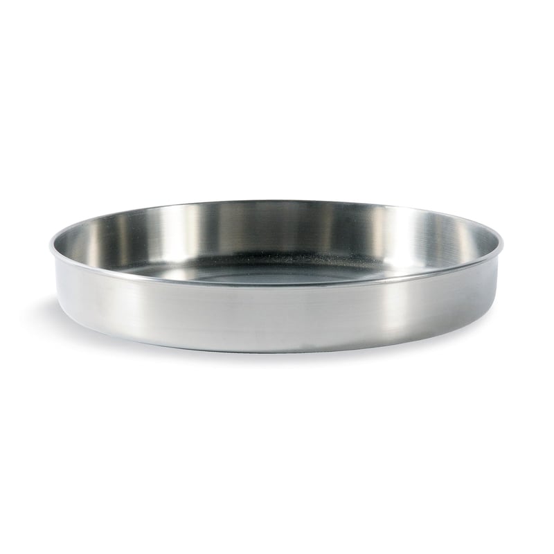 Tigaie de camping Tatonka Pan Multi Ø 21,5 cm din oțel inoxidabil (18/8) - Rezistentă la acizi din fructe, sigură pentru contactul cu alimentele