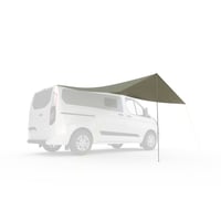 Tarp auto Tatonka Van Tarp TC – 250x250 cm – Montaj pe șină (7 și 3,5 mm) – Tesătură din amestec de bumbac – Protecție împotriva ploii și soarelui 2