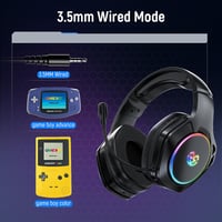 Tatybo Vezeték Nélküli Gamer Fejhallgató PS4, PS5, PC - 2,4GHz, Levehető Zajszűrő Mikrofonnal, 30 Órás Üzemidő, Nintendo Switch, Mac Kompati 8
