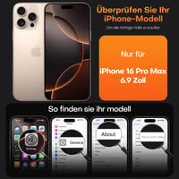 Kryt na iPhone 16 Pro Max TAURI s ochranou displeja 6,9 palca, kompatibilný s MagSafe, priehľadný, nárazuvzdorný, magnetický obal na telefón s vojenskou úrovňou ochrany 7