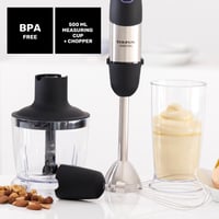 Taurus 1000W Kézi Mixer 20 Fokozat Turbó Funkcióval Rozsdamentes Pengékkel 6