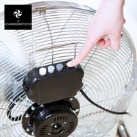 Stojanový ventilátor Taurus Sirocco 18, 120 W, priemer 45 cm, 3 rýchlosti, kovové lopatky, nastaviteľný uhol sklonu, protišmyková základňa 3