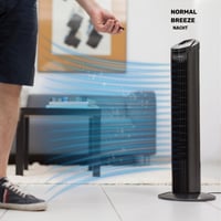Taurus TF780 Babel RC Samostojeći ventilator s daljinskim upravljačem, 45 W, 3 brzine, bijeli, samostojeći stupni ventilator 9