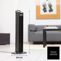 Taurus TF780 Babel RC Samostojeći ventilator s daljinskim upravljačem, 45 W, 3 brzine, bijeli, samostojeći stupni ventilator 8