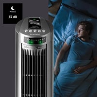 Taurus TF780 Babel RC Samostojeći ventilator s daljinskim upravljačem, 45 W, 3 brzine, bijeli, samostojeći stupni ventilator 6
