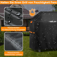 Tavaler 120x60x120cm Vízálló Grillhuzat 420D Oxford Szövet Weber Enders Char Broil 4