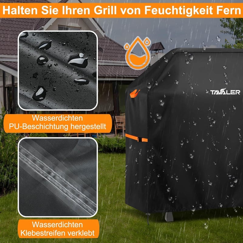 Tavaler 120x60x120cm Vízálló Grillhuzat 420D Oxford Szövet Weber Enders Char Broil