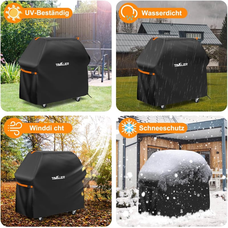 Tavaler Grillhuzat Vízálló 140x65x120cm Oxford Szövet Grill Védőhuzat