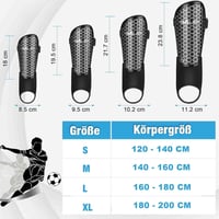 Tavaler Lábszárvédő Állítható Pánt és Bokavédelem Focisporthoz Gyerekek Férfiak Fiúk Lányok - M mit Knöchelschutz 6