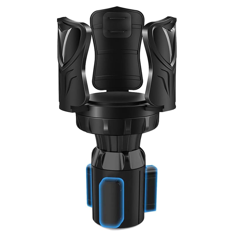 Adaptor suport pahar auto Tawveml, suport pentru băuturi reglabil cu bază detașabilă, fixare flexibilă, 0,3-1,3 l (6-11,2 cm), compatibil cu locașul pentru scrumieră
